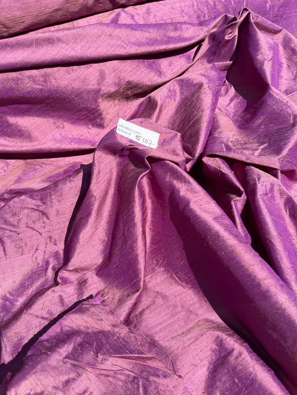 Designer Quality Iridescent Silk Dupioni, Hand Woven - SUGAR PLUM FAIRY!!!