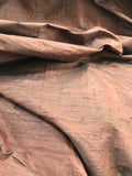 Designer Quality Iridescent Silk Dupioni, Hand Woven - MOCHA!!!