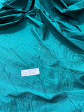 Designer Quality Iridescent Silk Dupioni, Hand Woven - TEAL!!!