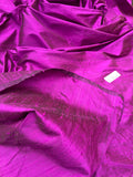 Designer Quality Iridescent Silk Dupioni, Hand Woven - MULBERRY PURPLE!!!