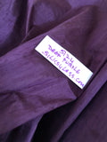 Designer Quality Iridescent Silk Dupioni, Hand Woven - DEEP PURPLE!!!