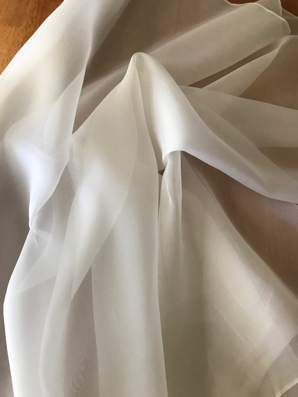 Fabulous quality Silk Organza - BRIDAL WHITE!!!