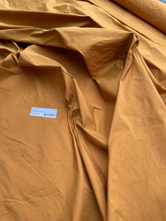 Fabulous Quality Silk Shantung - AMBER!!!