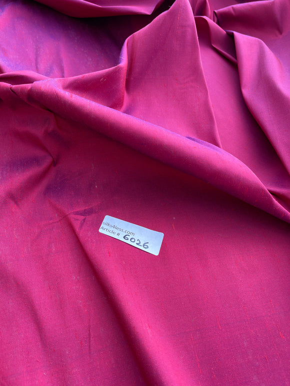 Fabulous Quality Silk Shantung - VIOLET RED!!!