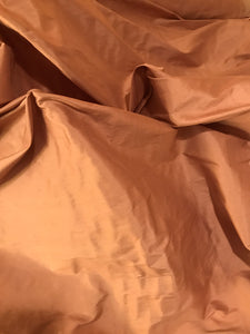 Fabulous Quality Silk Shantung - PALE COPPER!!!