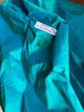 Fabulous Quality Iridescent Silk Shantung - PEACOCK GREEN!!!