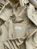 Fabulous Quality Heavy Silk Shantung 4Ply - OLIVE GOLD!!!