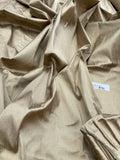 Fabulous Quality Heavy Silk Shantung 4Ply - OLIVE GOLD!!!