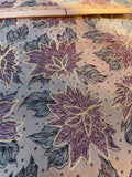 Exquisite Quality Tissue Embroidery Floral Pattern - COPPER/ GOLD!!!