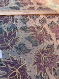 Exquisite Quality Tissue Embroidery Floral Pattern - COPPER/ GOLD!!!