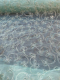 Exquisite Quality Silk Organza Embroidery- MINT!!!