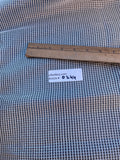 Exquisite Quality Organza Silk Gingham check - WHITE/ SILVER!!!