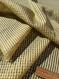 Exquisite Quality Silk Organza Check- GOLDEN YELLOW!!!