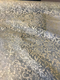 Exquisite Quality Silk Tissue Printed Pattern - FLORAL!!!