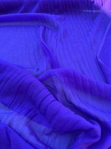 Exquisite Quality Silk Chiffon Solids - SAPPHIRE!!!