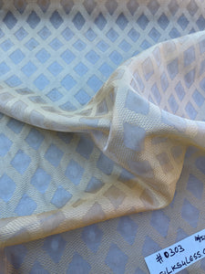 Exquisite Quality Silk Organza Novelty - GOLD!!!