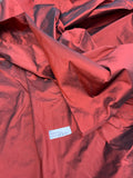 Fabulous Quality Iridescent Silk Taffeta  - HEIRLOOM RED!!!