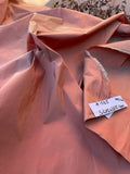 Fabulous Quality Iridescent Silk Taffeta  - Roasted Pumpkin!!!