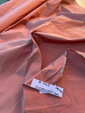 Fabulous Quality Iridescent Silk Taffeta  - Roasted Pumpkin!!!