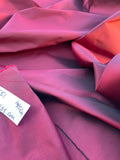 Fabulous Quality Iridescent Silk Taffeta  - JAZZY RED!!!