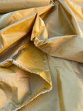 Fabulous Quality Iridescent Silk Taffeta  - PROPER GOLD!!!