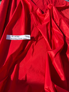 Fabulous Quality Silk Taffeta  - QUITE RED!!!