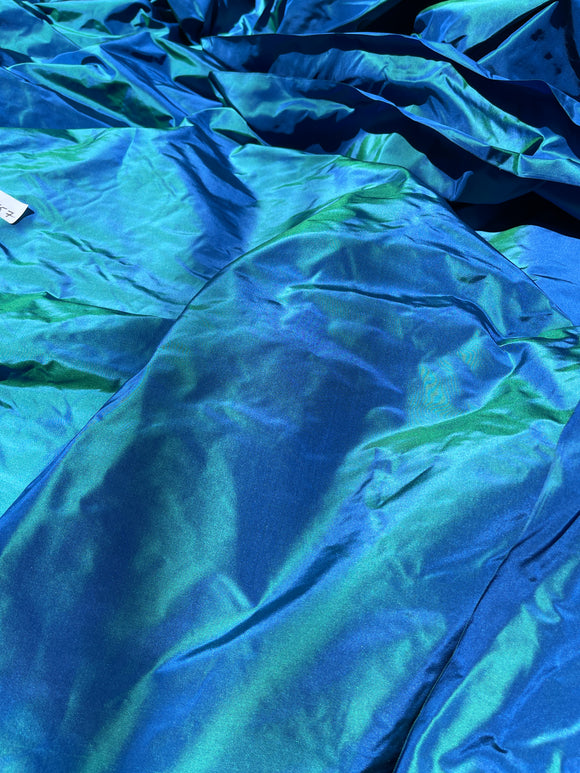 Fabulous Quality Silk Taffeta Iridescent  - COBALT!!!