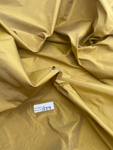 Fabulous Quality Silk Taffeta Iridescent - BURNT GOLD!!!