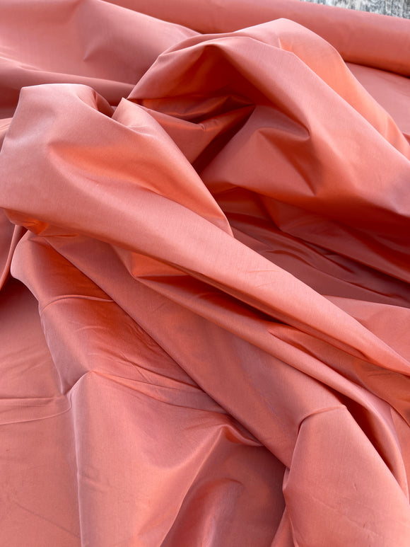 Fabulous Quality Iridescent Silk Taffeta - ROASTED SQUASH!!!