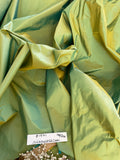 Fabulous Quality Silk Iridescent Taffeta - TURQUOISE TINT!!!