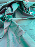 Fabulous Quality Silk Iridescent Taffeta - GREEN/TURQUOISE/PURPLE!!!