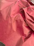 Fabulous Quality Silk Iridescent Taffeta - RED/OLIVE GREEN!!!