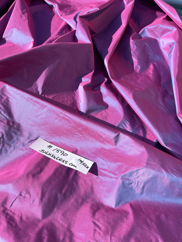 Fabulous Quality Silk Taffeta Iridescent -  PURPLE!!!