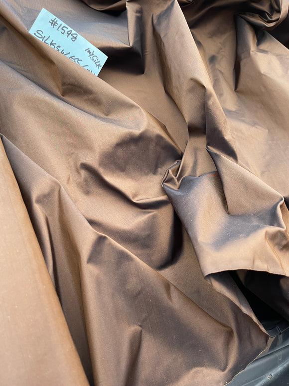 Fabulous Quality Silk Taffeta -  COFFEE!!!