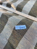 Designer Quality Silk Dupioni Stripes -  Gold Green/Off-White!!!