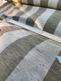 Designer Quality Silk Dupioni Stripes -  Gold Green/Off-White!!!