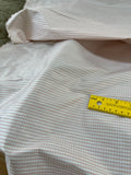 Designer Quality Silk Shantung Gingham Check - BABY PINK/ WHITE!!!