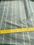 Designer Quality Silk Shantung Stripes -GREENS/ RED!!!