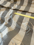 Designer Quality Silk Shantung Stripes -BANANA GOLD/ OLIVE GOLD!!!