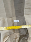 Designer Quality Silk Shantung Stripes -IVORY/ OLIVE GRAY/ BEIGE!!!