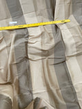 Designer Quality Silk Shantung Stripes -IVORY/ OLIVE GRAY/ BEIGE!!!