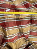 Designer Quality Silk Shantung plaid - BANANA GOLD/ OLIVE GOLD!!!