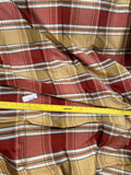 Designer Quality Silk Shantung plaid - BANANA GOLD/ OLIVE GOLD!!!