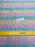 Designer Quality Silk Dupioni Plaid - PINK/ AQUA!!!