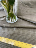 Designer Quality Silk Shantung Plaid  - MOSS GREEN!!!