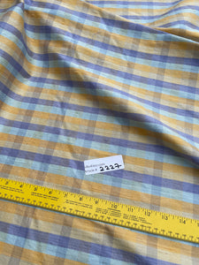 Designer Quality Silk Dupioni Plaid!!!