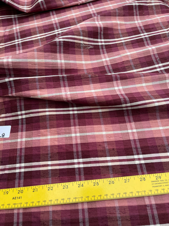 Designer Quality Silk Dupioni Plaid!!!