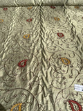 Exquisite Quality Silk Shantung Embroidery - SAGE/ PAISLEY!!!