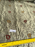 Exquisite Quality Silk Shantung Embroidery - SAGE/ PAISLEY!!!