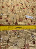 Exquisite Quality Silk Shantung Embroidery - CREAM/ FLORAL!!!